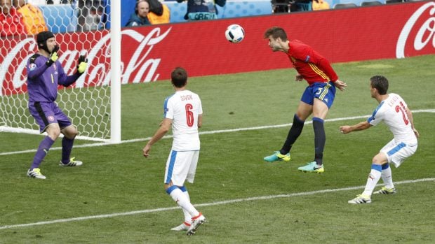 Piqué hizo el 1-0. (Reuters)