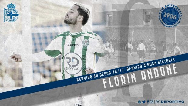 Así dio la bienvenida el Deportivo a Florin Andone