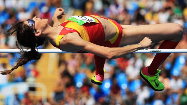 Ruth Beitia saltando en los Juegos de Río 2016 (Foto: Reuters)