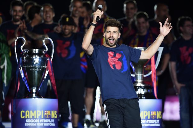 Gerard Piqué: "Gracias a Kevin Roldán, contigo empezó todo". (AFP)