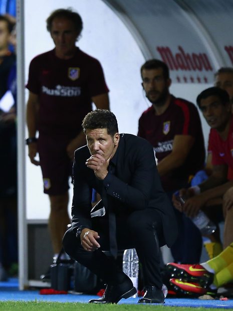 El Cholo Simeone, en el encuentro ante el Leganés. (Getty)