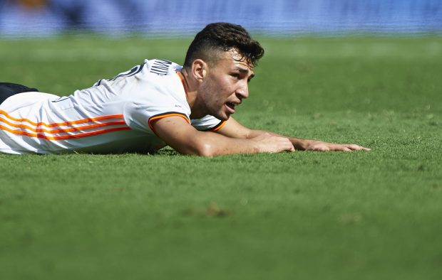 Munir, en el encuentro ante el Atlético de Madrid. (Getty)