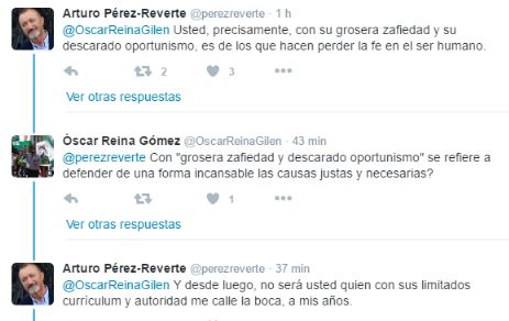 El Pancetas se enzarza en Twitter con ¡Pérez Reverte!