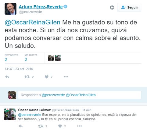 El Pancetas se enzarza en Twitter con ¡Pérez Reverte!