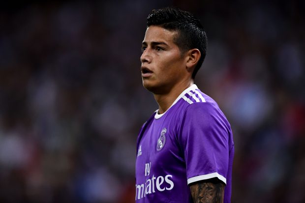 James Rodríguez, durante el choque ante el Espanyol. (Getty)