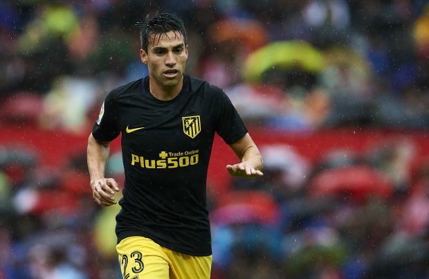 Nico Gaitán, en la derrota del Atlético frente al Sevilla (Getty)