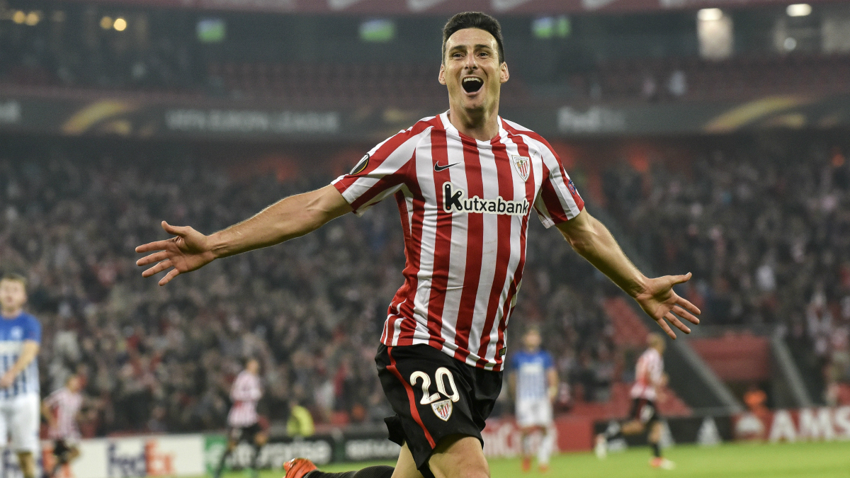 Repoker de Aduriz en su noche más mágica. Derrotas de Celta y Villarreal. Repoker de Aduriz en su noche más mágica. Derrotas de Celta y Villarreal.