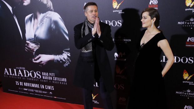 Brad Pitt y Marion Cotillard en el 'photocall' de Callao (Foto: EFE)