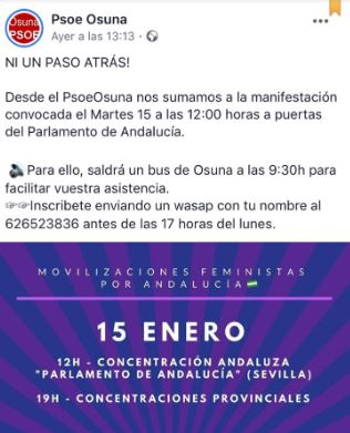 El PSOE de Díaz fleta 15 autobuses para acudir a escrachear el Parlamento en la investidura de Moreno